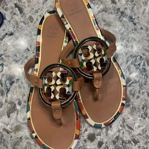Tory Burch Miller Soft Metal Sandal